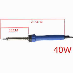 Kit de fer à souder 40W 5 pièces DC 220V, outil de soudage électronique avec support et flux pour réparation domestique et usage étudiant - Product Image 4