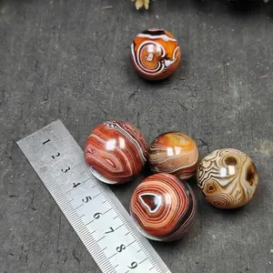 Wholesale High Quality Polished Sardonyx Agate Sphere Silk Agate Ball Natural Crystal Quartz Ball