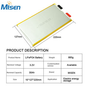 Изготовленный на заказ OEM 3,2 В 30Ah 31ah 32Ah 35Ah мешочек электрический скутер <span class=keywords><strong>LiFePO4</strong></span> Литий-железо-фосфатный аккумулятор для электронного скутера - Product Image 2