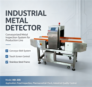 Detector de Metales Industrial Multifuncional de Grado Alimenticio, Sistema de Detección de Metales con Cinta Transportadora - Product Image 4