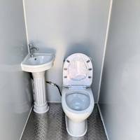 Kabin Toilet Portabel Prefab Harga Terjangkau, Rumah Kecil, Kamar Mandi, Tempat Mandi Camping, Toilet Jongkok, Kamar Mandi Mobile