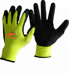 Gants de travail antidérapants multi-usages de haute qualité Gants en polyester de calibre 13 Gants enduits de <span class=keywords><strong>latex</strong></span> pour machiniste - Product Image 1