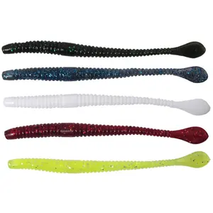 T-bait-señuelo Artificial de Pesca de gusano suave, 10,5 cm, señuelos de plástico realistas, flotador sumergido, agua, Material TPR