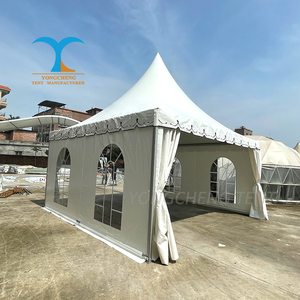 Tenda a baldacchino per fiera commerciale all'aperto 5X5 tutta resistenza alle intemperie per festa nuziale tenda tendone - Product Image 4