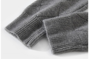 Áo len nữ thu đông dệt kim tay dài cổ tròn nơ chất lượng cao, áo cardigan nữ dệt kim cài nút - Product Image 5