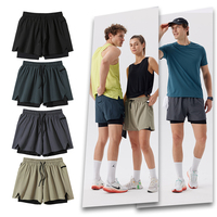 Shorts de course pour hommes en gros, haute élasticité, ajustement parfait, shorts de compression athlétiques avec poche