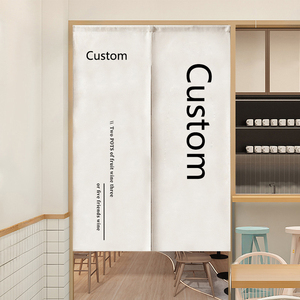 Vendita all'ingrosso personalizzata di qualsiasi dimensione stampa di sublimazione in poliestere giapponese <span class=keywords><strong>tenda</strong></span> per la <span class=keywords><strong>porta</strong></span> della <span class=keywords><strong>cucina</strong></span> decorazione della <span class=keywords><strong>porta</strong></span> - Product Image 1