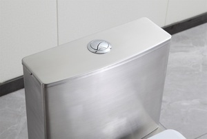 Tùy Chỉnh Công Cộng Phòng Tắm Nhà Vệ Sinh Thép Không Gỉ Một Mảnh Tầng Thường Vụ Commode Nhà Vệ Sinh Với Xe Tăng - Product Image 4