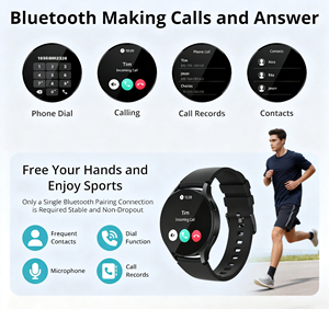 DENIXI Smartwatch con Schermo AMOLED HD, Chat <span class=keywords><strong>GPT</strong></span> e Quadranti AI, 120+ Modalità Sportive, Chiamate Bluetooth - Product Image 3