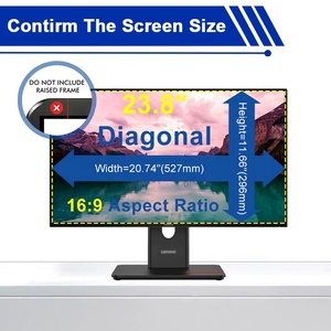 Filtro Privacy Rimovibile a 2 Vie Anti-Spionaggio e Anti-Luce Blu per <span class=keywords><strong>Monitor</strong></span> <span class=keywords><strong>Lenovo</strong></span> 23.8 Pollici 16:9 Widescreen - Product Image 2