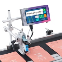Impresora de inyección de tinta con cinta transportadora tij, máquina de codificación de fecha para impresora de inyección de tinta, línea de producción