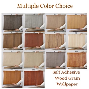 Película de <span class=keywords><strong>Vinilo</strong></span> Autoadhesiva de PVC con Laminación de Grano de <span class=keywords><strong>Madera</strong></span> de Varios Diseños - Product Image 2