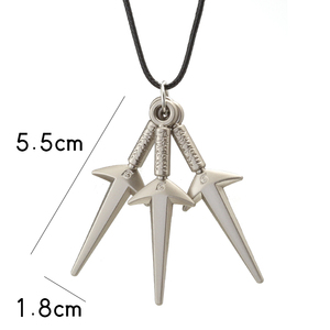 <span class=keywords><strong>Collier</strong></span> pendentif logo Konoha et montre épée de 4ème génération en alliage vintage, style anime, vente en gros, produit phare - Product Image 3