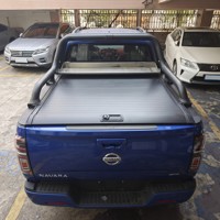 Couverture de benne de camionnette 4x4 manuelle, rétractable, en alliage d'aluminium, étanche, verrouillable, pour Mitsubishi Triton L200 NP300 Mazda BT50