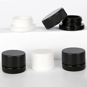 1G 2G 3G 3.5g kín <span class=keywords><strong>container</strong></span> Stash mùi bằng chứng Jar Mini vòng màu đen/trắng/rõ ràng lọ thủy tinh tập trung Bao bì với CR có nắp đậy - Product Image 6