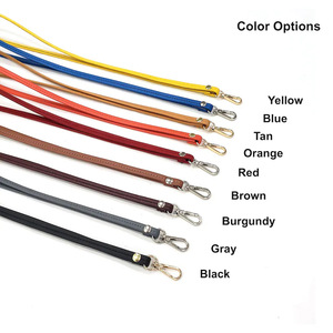 Lanière personnalisée en cuir pleine fleur – Résistante à l'eau, durable et élégante, accessoire pour porte-badge, carte d'identité et téléphone - Product Image 2