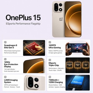 Smartphone OPPO One Plus 15 5G à succès avec Snapdragon 8 Elite Gen5, écran 6,78 pouces 165 Hz, batterie 7300 mAh et charge rapide 120 W - Product Image 3