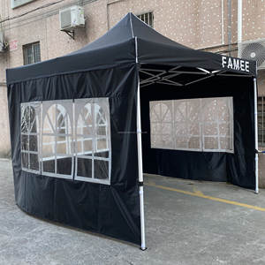 Trung Quốc Nhà sản xuất 3x3 3x6 biểu tượng tùy chỉnh tán triển lãm thương mại Lều gazebo Pop Up khung nhôm 10x20 10x10 tùy chỉnh in Tán lều - Product Image 1