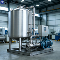 Tanque de Almacenamiento de Leche Cruda de 500-50000L, Acero Inoxidable 304, Certificado ASME, Fabricante OEM
