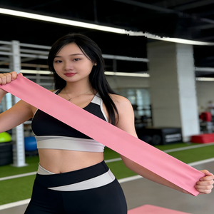 Bande élastique de yoga en TPE, équipement de fitness pour les hanches, outils d'entraînement de résistance unisexe, pour squats profonds, levée des fessiers, étirements - Product Image 2