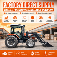 Tracteur agricole modèle populaire FULCORE, moteur 4 cylindres, couple élevé, pour transport agricole, tracteur de ferme