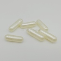 Capsules en gel métallisées vide, couleur rouge métallique brillant, dorée, 2000 pièces