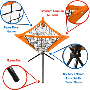 Recogedor de bolas portátil Kangteng, tolva multideportiva plegable para Golf, béisbol, softbol, Pickleball, Tenis - Product Image 3