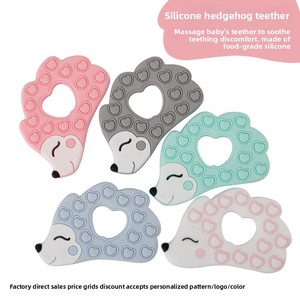 Jouet à mâcher en silicone de qualité alimentaire pour bébé, en forme de dinosaure mignon, confortable pour la dentition, essentiel pour les nourrissons de 0 à 24 mois - Product Image 2