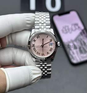 นาฬิกาข้อมือสแตนเลสสตีลแบบกำหนดเองพร้อมโลโก้ OEM สายหนัง กลไก SEIKO หน้าปัดเรืองแสง กันน้ำ สำหรับผู้ชาย - Product Image 4