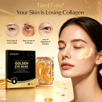 Masque pour les yeux au collagène or 12 paires, hydrolysé, anti-âge, OEM, étiquette privée, emballage personnalisé
