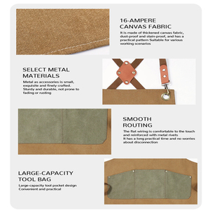 Grembiule da <span class=keywords><strong>Chef</strong></span> Senza Maniche per Adulti Personalizzato, Elegante in Tela di Cotone, Lavabile e Impermeabile, con Logo Personalizzato - Direttamente dalla Fabbrica - Product Image 5