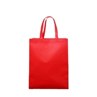 Sac à main de rangement réutilisable et pliable, sac d'épicerie de couleur unie, fourre-tout pratique non tissé
