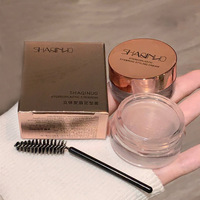 Crayon Sourcils Forme & Fixe SHAQINUO Crayon Cire Transparente Imperméable Longue Tenue Fixateur Gel Sourcils