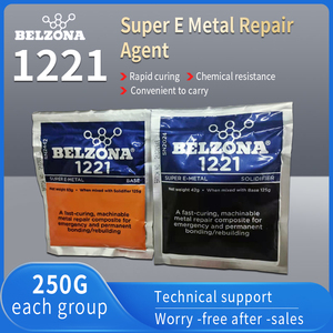BELZONA 1221 Réparation industrielle 125g Super <span class=keywords><strong>E</strong></span> Métal Réparation rapide d'urgence - Product Image 2