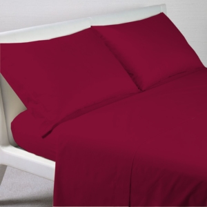 Great Quality Gipetex 100% Cotton Bed Sheet Set Fitted <b>Pillow</b> Cases Duvet Cover Italy Origin Custom-Made Sizes Bordeaux Timeless - Product Image 2