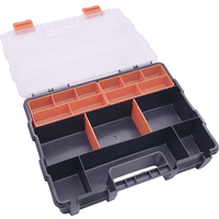 Boîte de rangement légère en PP moulé par injection à fort impact, fabriquée à l'usine de Ningbo, pour petites pièces, vis et outils de quincaillerie (OEM)