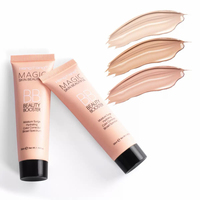 Crème BB éclaircissante, crème hydratante et masquante nude, fond de teint liquide mat, crème de maquillage