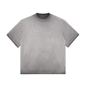 T-shirt CYS 100 % coton, coupe oversize, basique uni, disponible en plusieurs couleurs pour homme, streetwear, vêtement décontracté, top tendance - Product Image 2