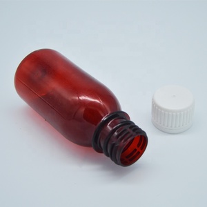 Hermosa botella de líquido oral de plástico Botella de <span class=keywords><strong>jarabe</strong></span> medicinal de <span class=keywords><strong>jarabe</strong></span> líquido ámbar/transparente - Product Image 3