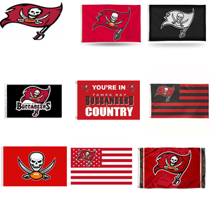 Bandiera Personalizzata all'Ingrosso 3x5ft Monofacciale con Occhielli, Bandiera dei Tampa Bay Buccaneers - Product Image 6
