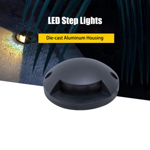 Lampes de sol en aluminium imperméables IP65 pour jardin, cour, marches et allée - Product Image 1