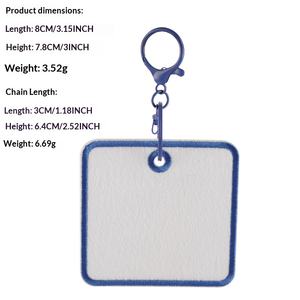 Étiquettes de bagages et porte-clés DIY pour patchs en feutre, patchs vierges pour la décoration - Product Image 4