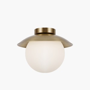 Plafonnier encastré en verre pour chambres, entrées et couloirs des bâtiments résidentiels, luminaire décoratif E14 - Product Image 2
