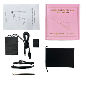 หลอดไฟยูวีสำหรับต่อขนตาพร้อมแหนบ LED ระบบอบแห้งเร็วด้วยกาวยูวีสำหรับต่อขนตา พร้อมแป้นเหยียบ - Product Image 6