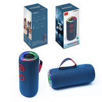 Haut-parleur portable sans fil Pro4 avec lumière LED pour enceintes Bluetooth