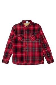 Chemise habillée décontractée en flanelle à manches longues pour homme, à carreaux, infroissable, en sergé, avec imprimé pailleté crocheté et bouton unique, vente en gros - Product Image 2