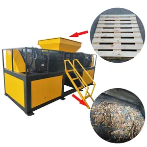 3000 Kg/u Afval Hout Pallet Kartonnen Sofa Tapijt Matras Shredder Machine Recycling Plastic Meubelapparaten Shredder