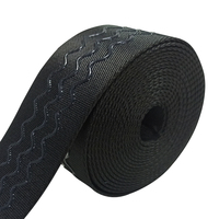Sangles antidérapantes en silicone à points ondulés, garnitures en caoutchouc pour vêtements de sport d'extérieur, sangles extensibles et durables