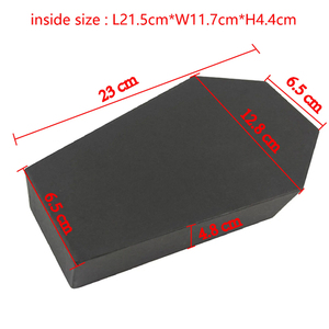 Custom Gothic Coffin Shaped <strong>Storage</strong> Packing <strong>Box</strong> <strong>Cardboard</strong> - Product Image 3