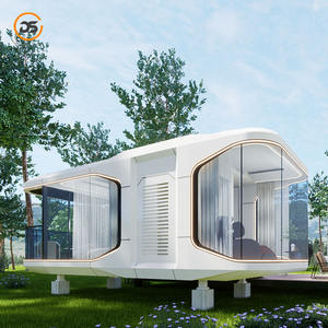 ऊर्जा कुशल लुभावनी इस्पात अंतरिक्ष कैप्सूल कंटेनर घर स्मार्ट डिजाइन आईएसओ प्रमाणित चीन कारखाने प्रीमियम के लिए प्रत्यक्ष - Product Image 3